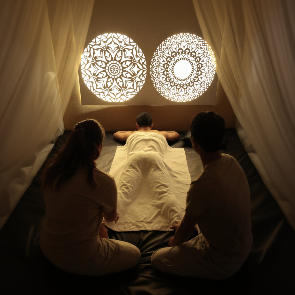 Masaje fusión Thai con aceite para parejas (Couples Thai Fusion Massage)