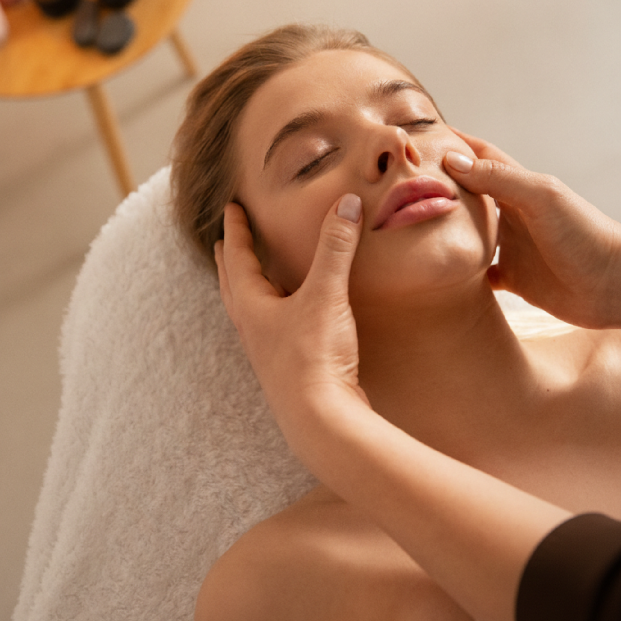 Masaje craneal y facial para liberar tensión en la mandíbula (Head & Face Massage)